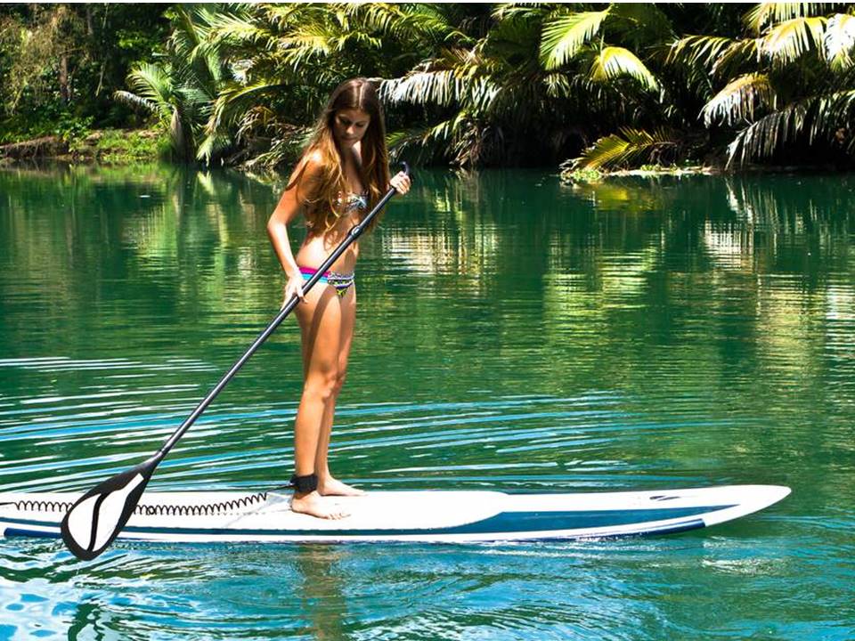 Stand-up paddleboarding in Panglao